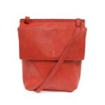 Aimee Front Flap Crossbody in Red