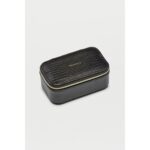 Black Crocodile Mini Jewelry Box - Image 2