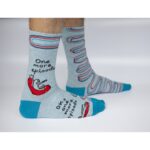 Men's Blue Q Socks - Image 2