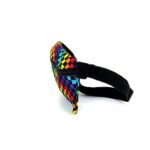Ultra-Slim Fanny Pack in Indy Rainbow Black - Image 2