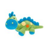 Green Steggy Dino Rattle