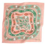 Pink Snakes No. 69 Hemlock Bandana - Image 2