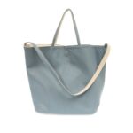 Riley Reversible Slouchy Hobo Handbag in Chambray