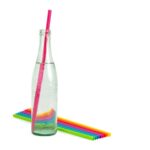 11" Bright Color Reusable Straws