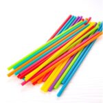 11" Bright Color Reusable Straws - Image 3