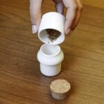 Herb Grinder Small in White - Image 2
