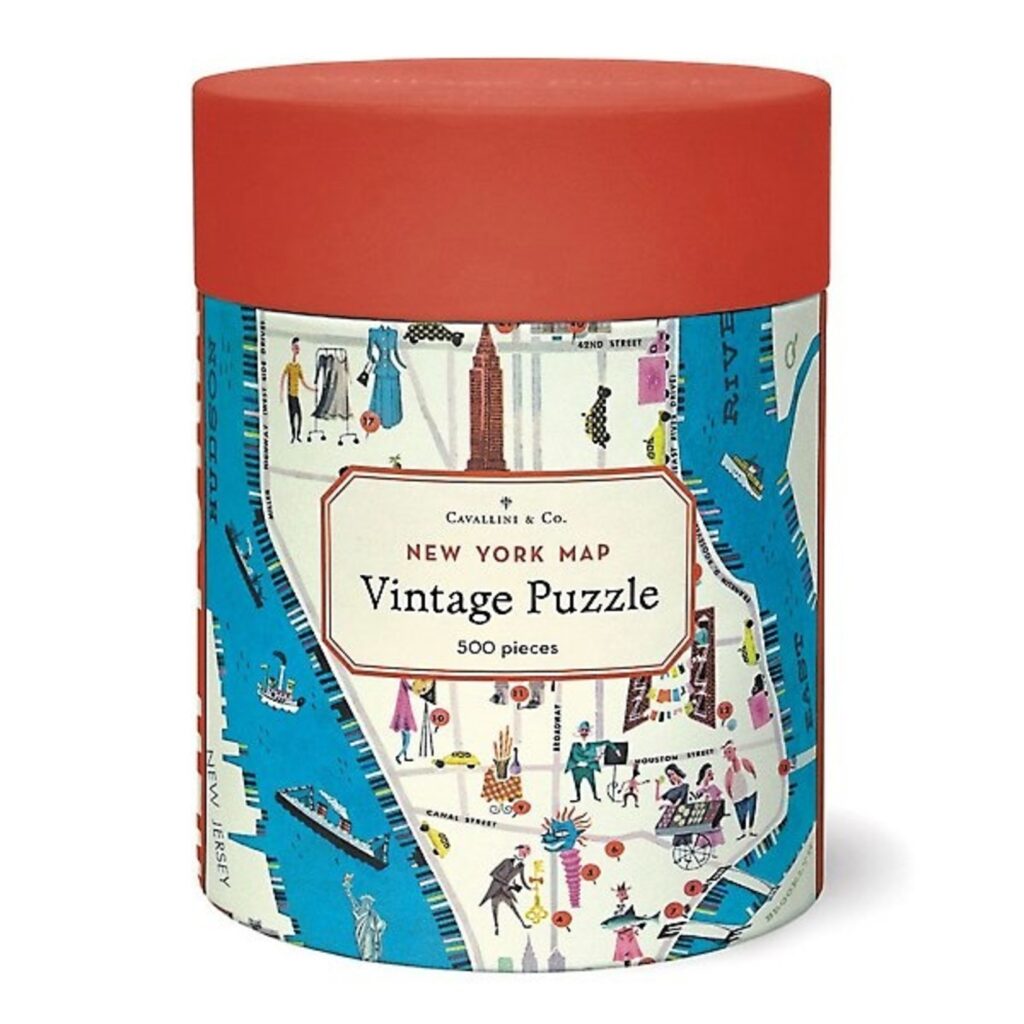 New York Map Vintage Puzzle Ametisua new-york-map-vintage-puzzle-ametisua