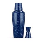 Enamel Cocktail Shaker & Jigger Set